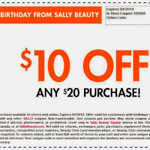 Sally s Beauty Supply April Coupon Lizzy O